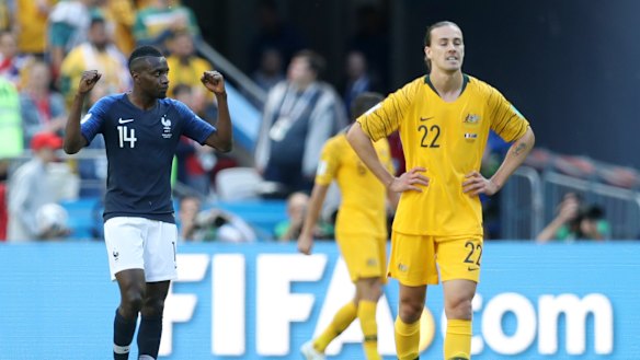 Gutted: Not much joy for Australian football fans this weekend. 