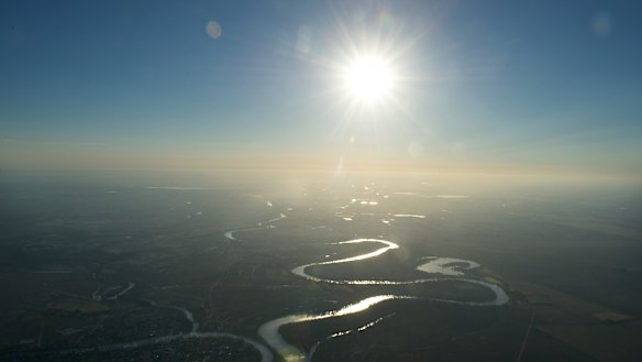 On the Murray
Junction of the Murray and Darling Rivers at Wentworth.