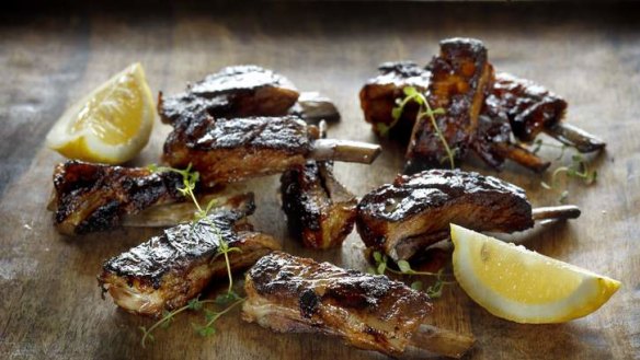 Sweet and crisp, roasted lamb ribs are the new treat.