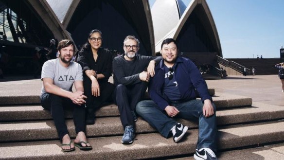 Chefs Rene Redzepi, Kylie Kwong, Massimo Bottura and David Chang spoke at the sold-out MAD Syd event.
