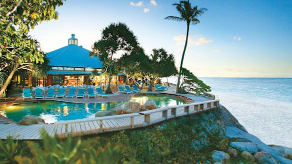 The pool at Heron Island Resort.  The 109-room resort is one of the longest-running in Australia. 




