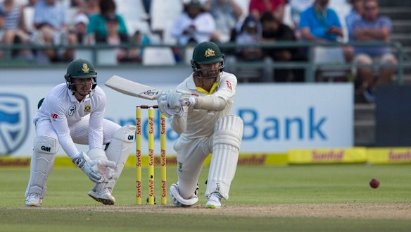 Nathan Lyon went out swinging.