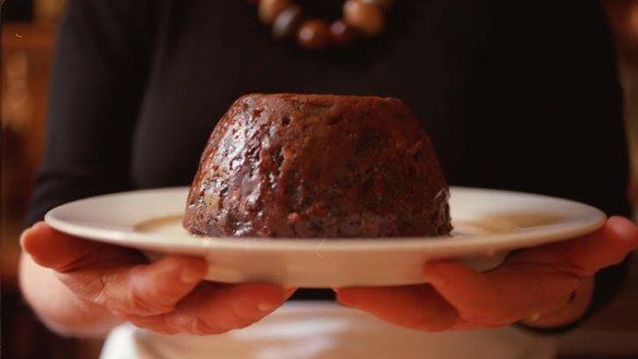 Emily Bell's Christmas pudding.