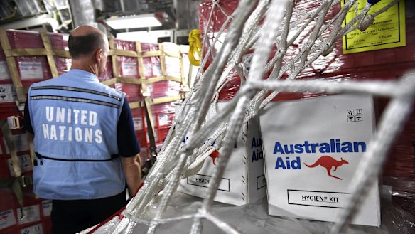 A majority of voters support Australia's overseas aid program
