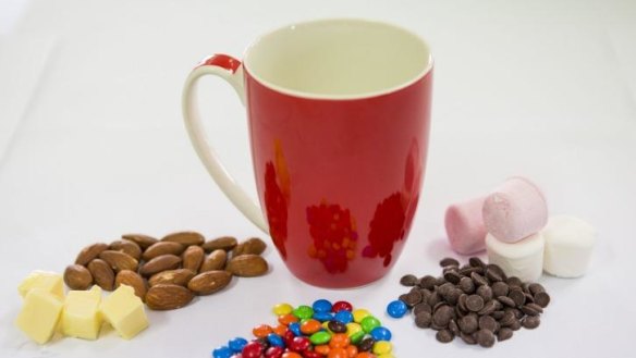 Recipes: Some simple ingredients that can be used for a mug cake.
