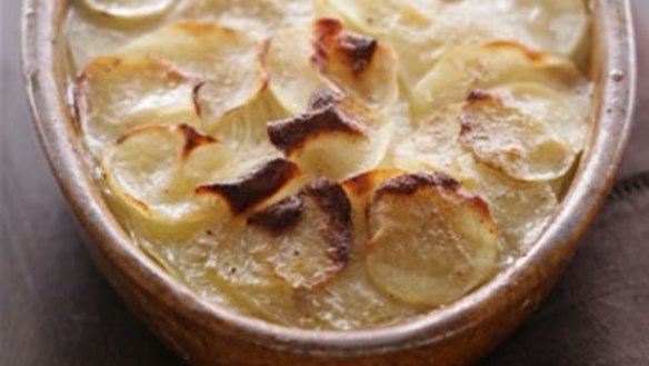 Classic potato gratin