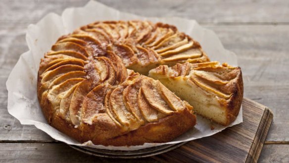 Versatile: Danish apple cake works just as well with rhubarb or peaches.