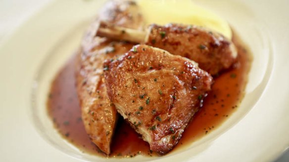 Ooh la la-worthy: Roast chicken and buttery Paris mash.
