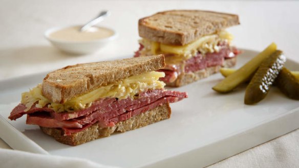 Frank Camorra's reuben sandwich.