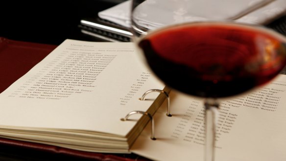 Familiarise yourself with the wine list.