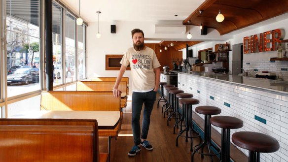Spice of life: Aaron Turner at his Nashville-style restaurant Belle's Hot Chicken; and the flaming hot chicken they serve.
