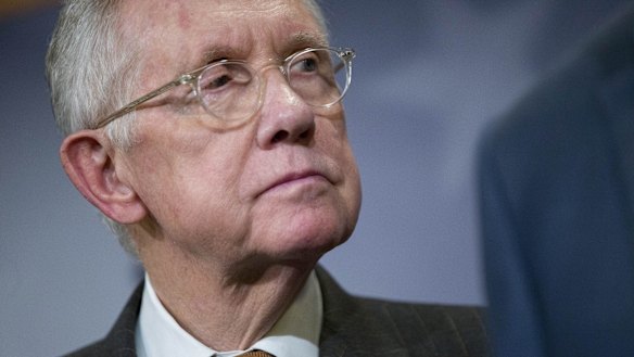 Deeply shaken: Senate Minority Leader Harry Reid