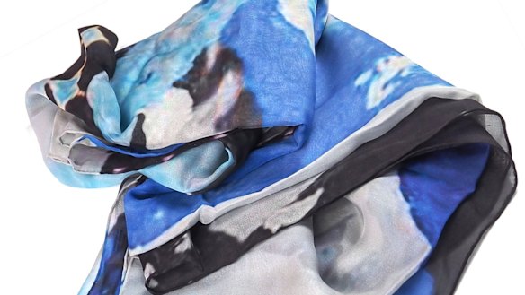 Wearable art: Phillip Ayres Rip It Up Metro 4 beach wrap.