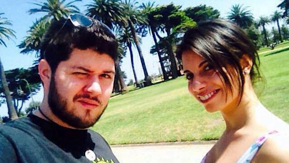 Alberto Paulon and his fiancee Cristina Canedda.