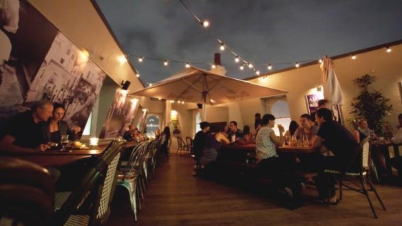 High life: Settle in on the Taphouse's rooftop.