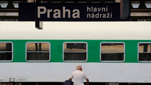 Bad encounters ... train travel in Prague.