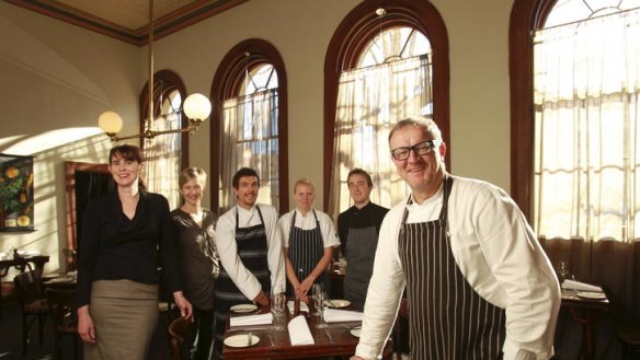 Michael Ryan, The Age Good Food Guide's 2013 Chef of the Year, and team at Provenance, Beechworth.
