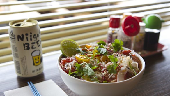 A bowl of snapper poke from Melbourne's Tokyo Tina.