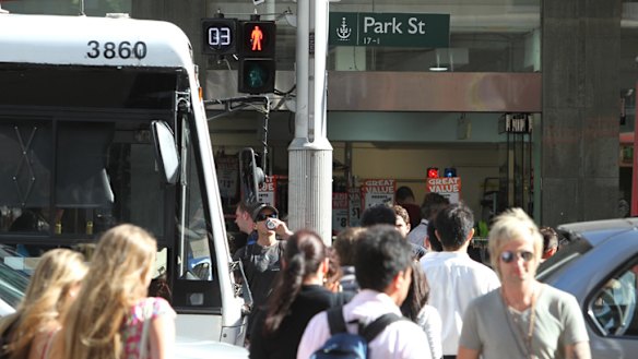 Crossing countdowns for city centre