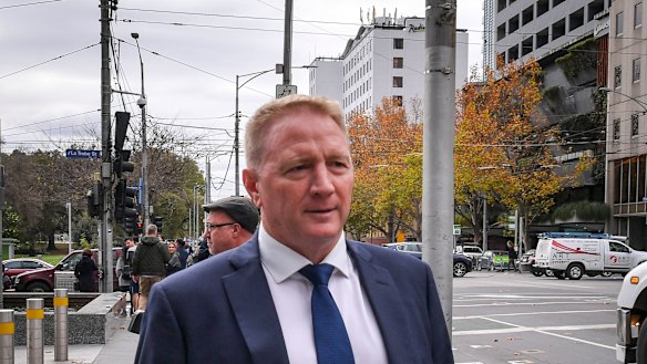 Douglas Snell from Bank of Queensland appears at the Federal Court for the Royal Commission. 