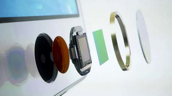 Touch: The iPhone 5S features a fingerprint scanner in the home button.