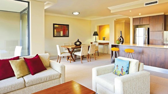 Going coastal ... a Sebel Harbourside suite.