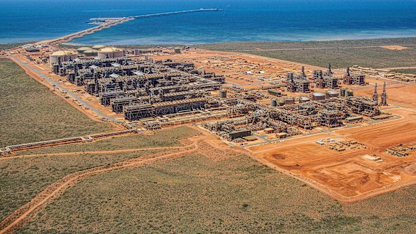 The Chevron-operated Gorgon Project. off WA's coast.