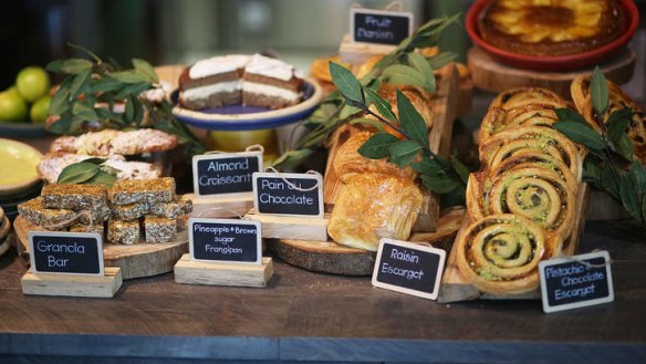 Pastries are baked by the Vue de Monde pastry team.