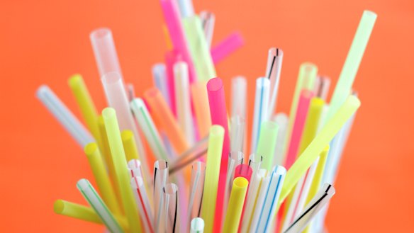 Plastic straws are banned, but recycled paper and plastic are still allowed.