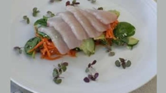 Kingfish sashimi salad