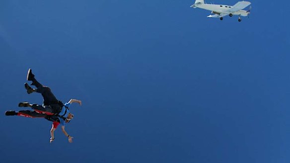 Skydiving ... Stephanie Gardiner will jump out of a plane in Coffs Harbour.