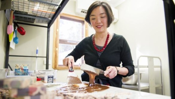 Self-taught chocolatier Li Peng Monroe.