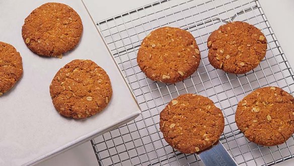 Traditional ... ANZAC biscuits.