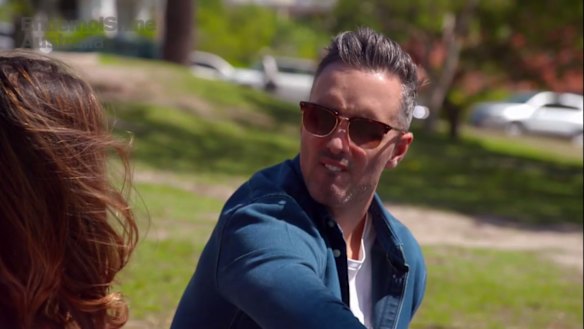 Anthony's discomfort was abundantly clear on their last date.