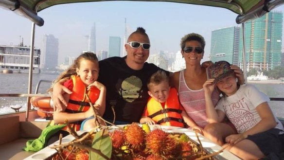 Ben Cooper's son was overjoyed to eat bugs while on a trip to Thailand.