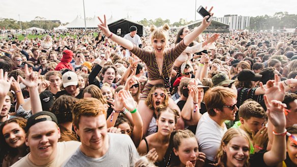 Canberra's Groovin the Moo festival, the first music festival to offer pill testing.
