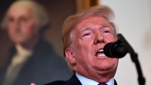 US President Donald Trump 