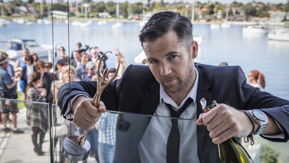 Patrick Brammall as a hard-partying ad man in <i>Ruben Guthrie</i>.