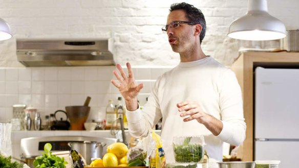 Fruit burner: Yotam Ottolenghi loves to see stonefruit on the barbecue.