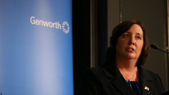 Georgette Nicholas, chief executive of Genworth, expects house prices to "moderate", as a result of the regulator's crackdown on interest-only lending, and the recent rate hikes.