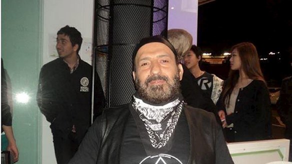 Man Monis in Rebels bikie garb.