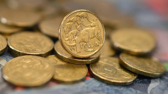 The Australian dollar jumped a third of a cent on the strong figures.