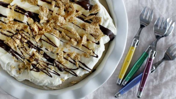 Perfect for Mother's Day: peanut butter cream pie.