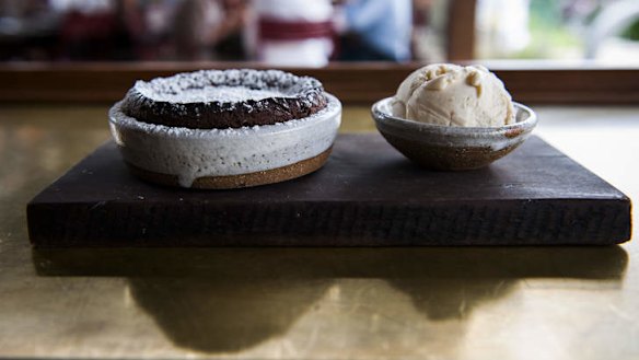 Tortino al cioccolato.