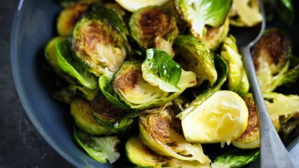 Easy does it: Brussels sprouts with browned butter.