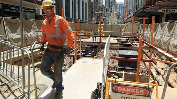 Construction activity will intensify markedly from February when stage two begins with the laying of the first slabs of track. 