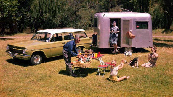 Camping out in the days before iPhones and double-shot lattes.