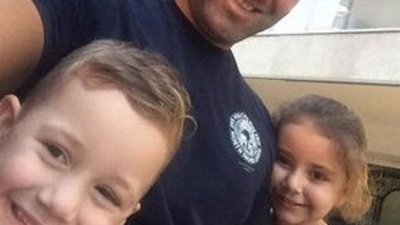 Ali Elamine took his children Lahela and Noah from Brisbane to Lebanon.