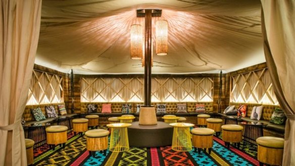 Glamp: the new luxe safari-themed cocktail bar above polepole in the CBD