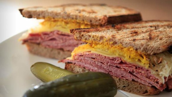 Door-stopper: New York-style deli sandwiches are on-trend.